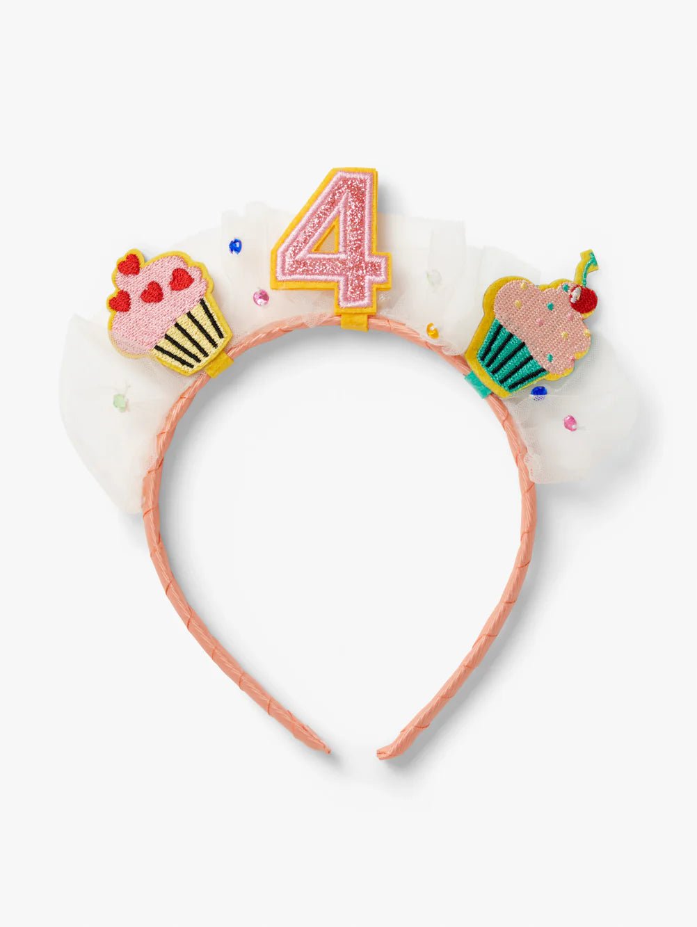 NUMBER 4 BIRTHDAY HEADBAND - OTHERLETTERS