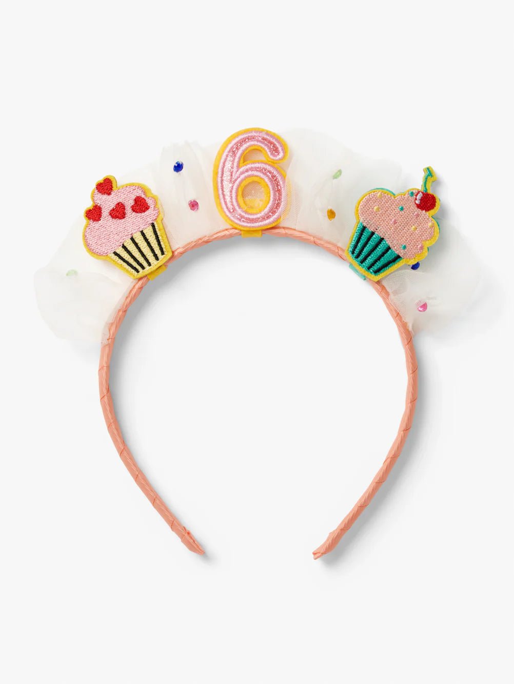 NUMBER 6 BIRTHDAY HEADBAND - OTHERLETTERS