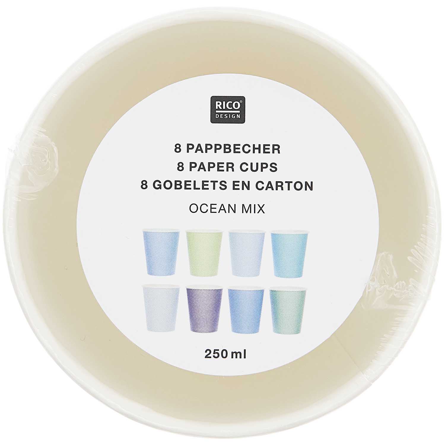 OCEAN MIX PAPER CUPS - OTHERLETTERS