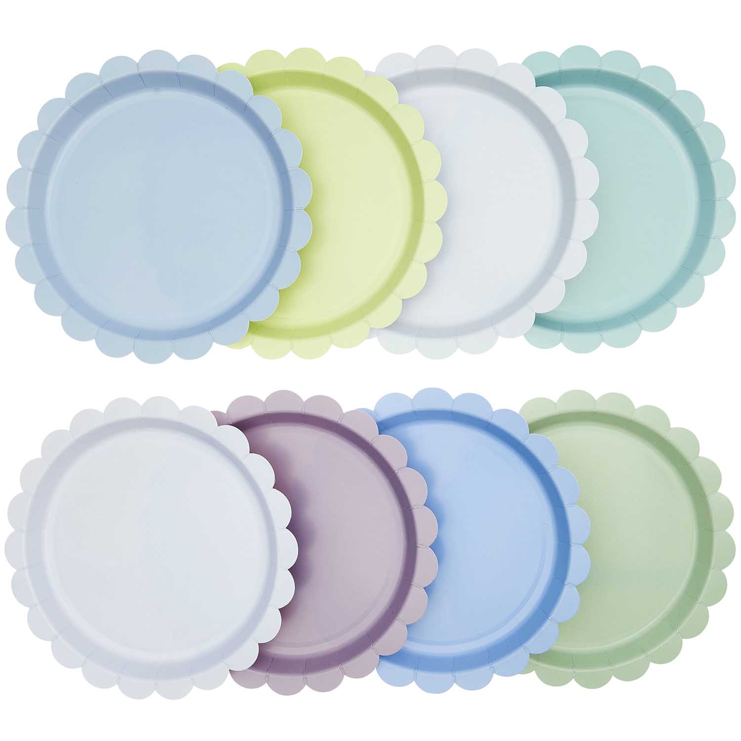 OCEAN MIX PAPER PLATES - OTHERLETTERS