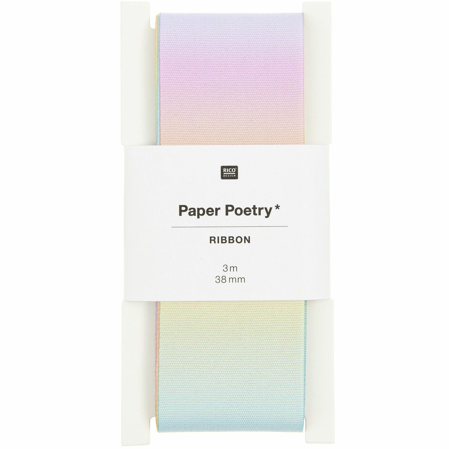 OMBRE PASTEL RAINBOW RIBBON 38mm - OTHERLETTERS