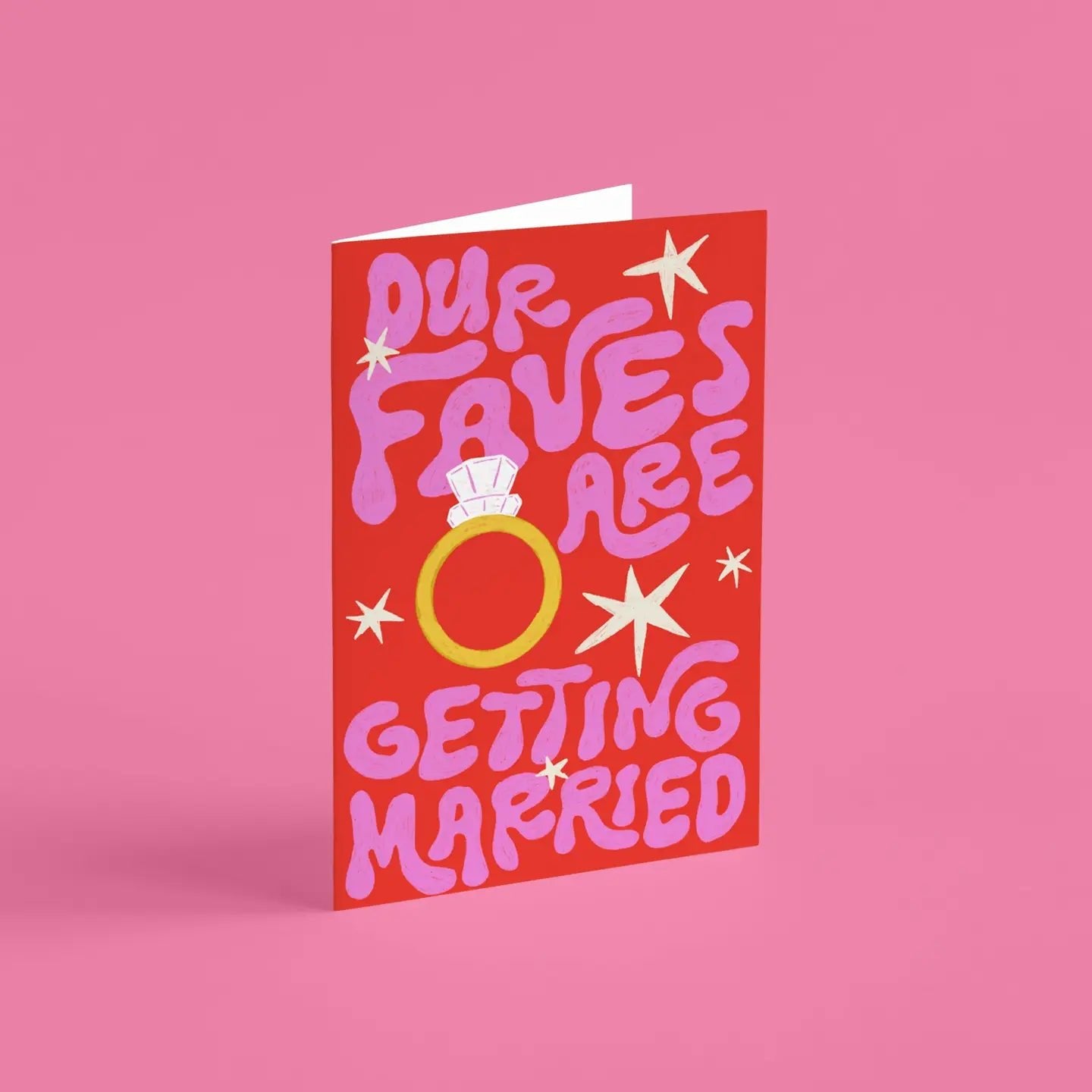 OUR FAVES ARE GETTING MARRIED | CARD BY PROPER GOOD - OTHERLETTERS