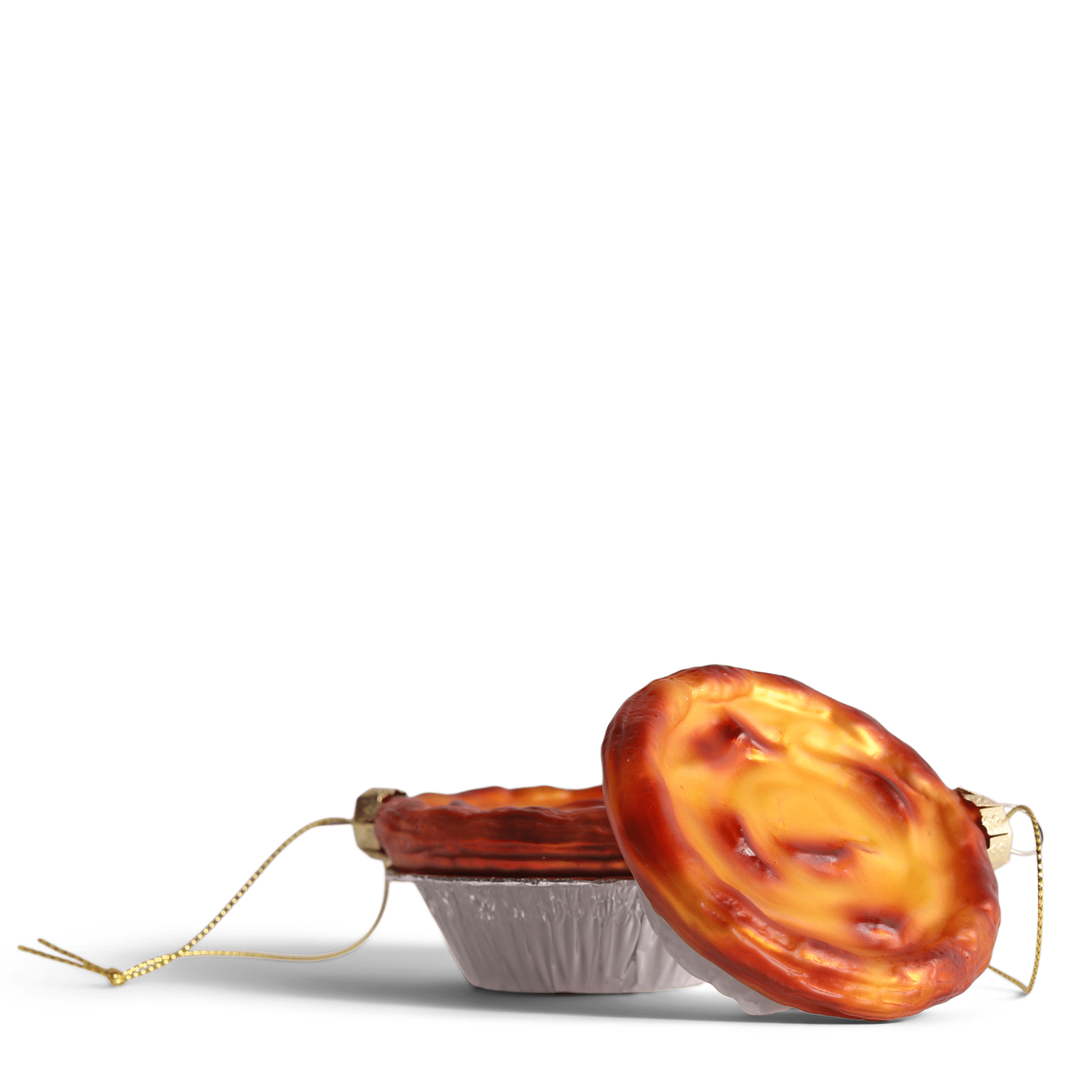 PASTEL DE NATA GLASS TREE DECORATION - OTHERLETTERS
