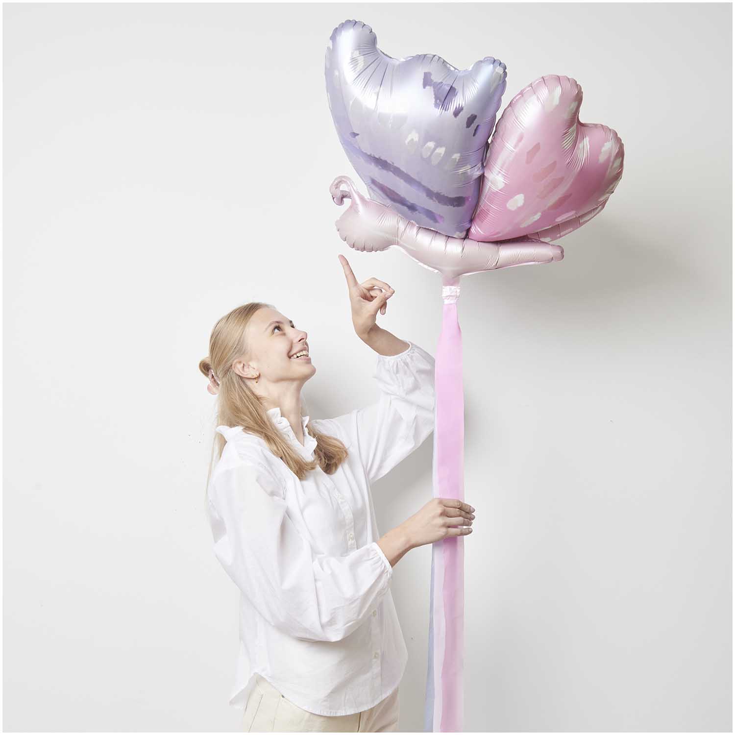 PEARLY BUTTERFLY FOIL BALLOON - OTHERLETTERS