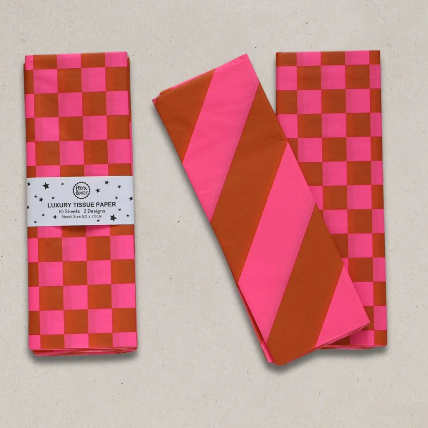 PETRA BOASE LUXURY TISSUE PAPER | GINGER / FL PINK - OTHERLETTERS