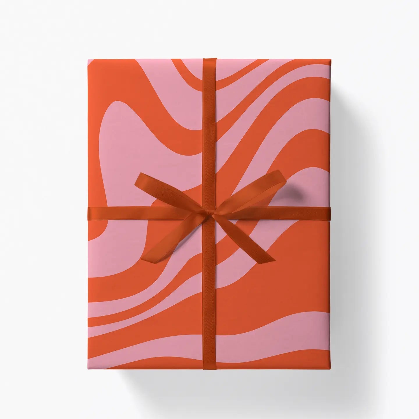 PINK & RED ABSTRACT WRAPPING PAPER | 3 SHEETS ROLLED - OTHERLETTERS