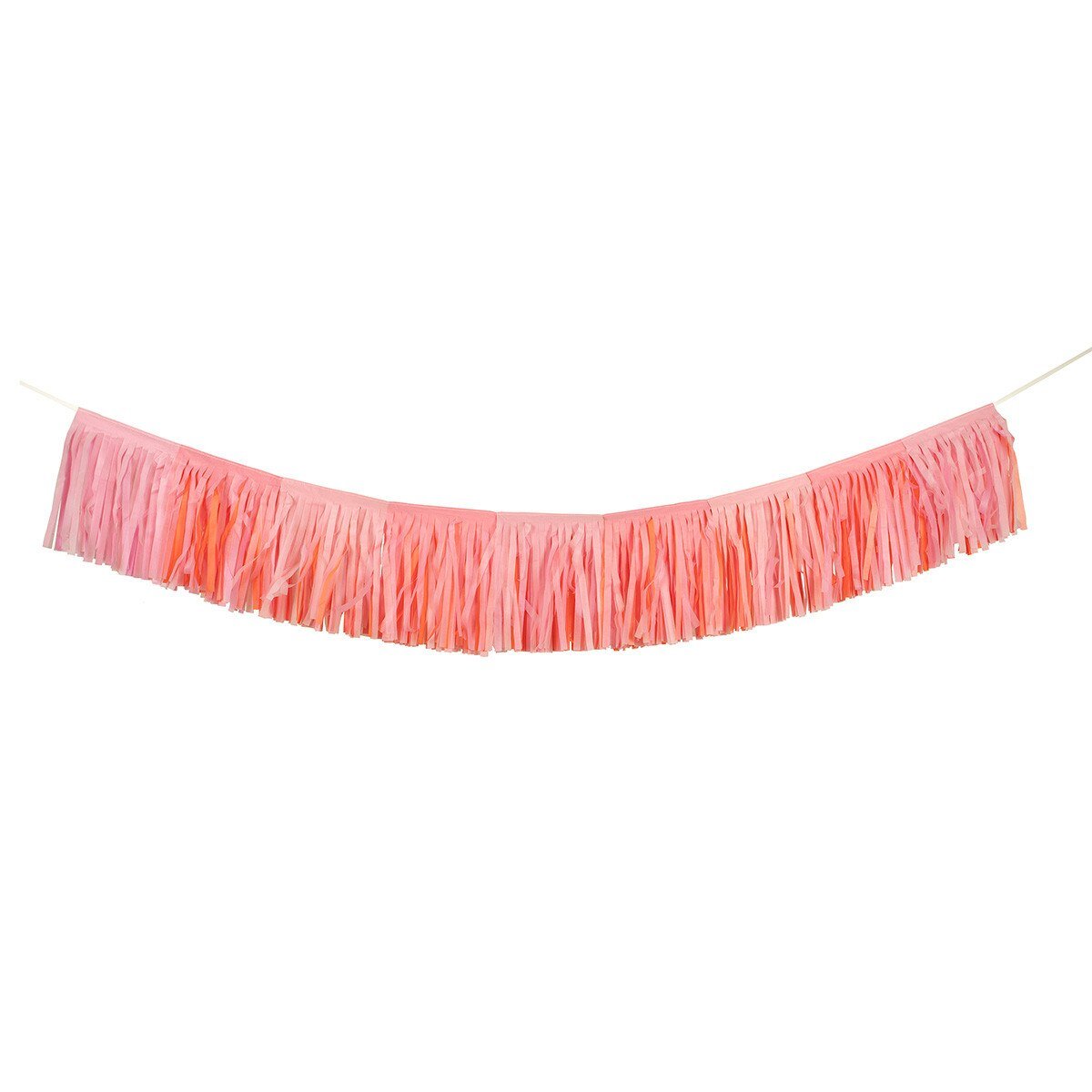 PINK TISSUE PAPER FRINGE GARLAND - OTHERLETTERS