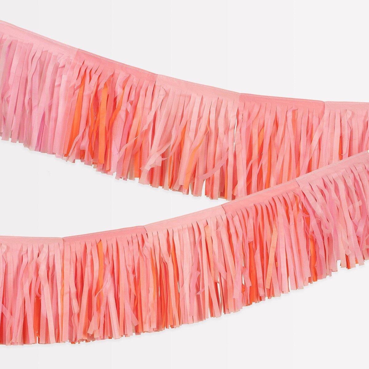 PINK TISSUE PAPER FRINGE GARLAND - OTHERLETTERS