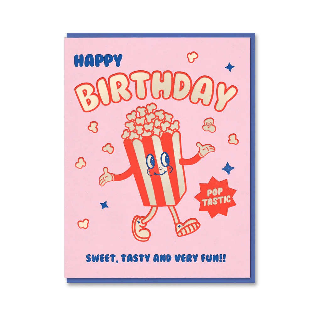 POPCORN HAPPY BIRTHDAY | CARD BY 1973 - OTHERLETTERS