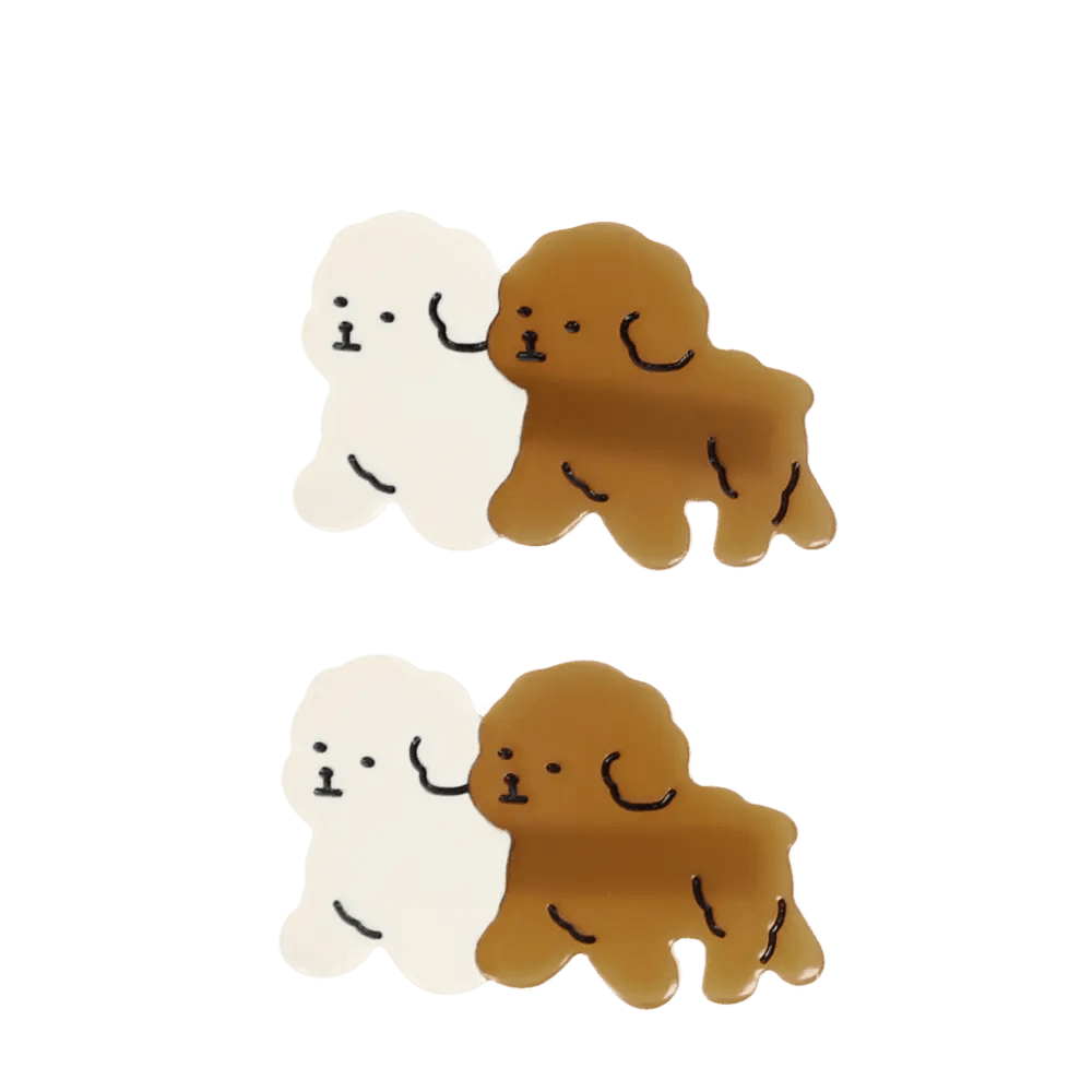 PUPPIES HAIR CLIPS - OTHERLETTERS