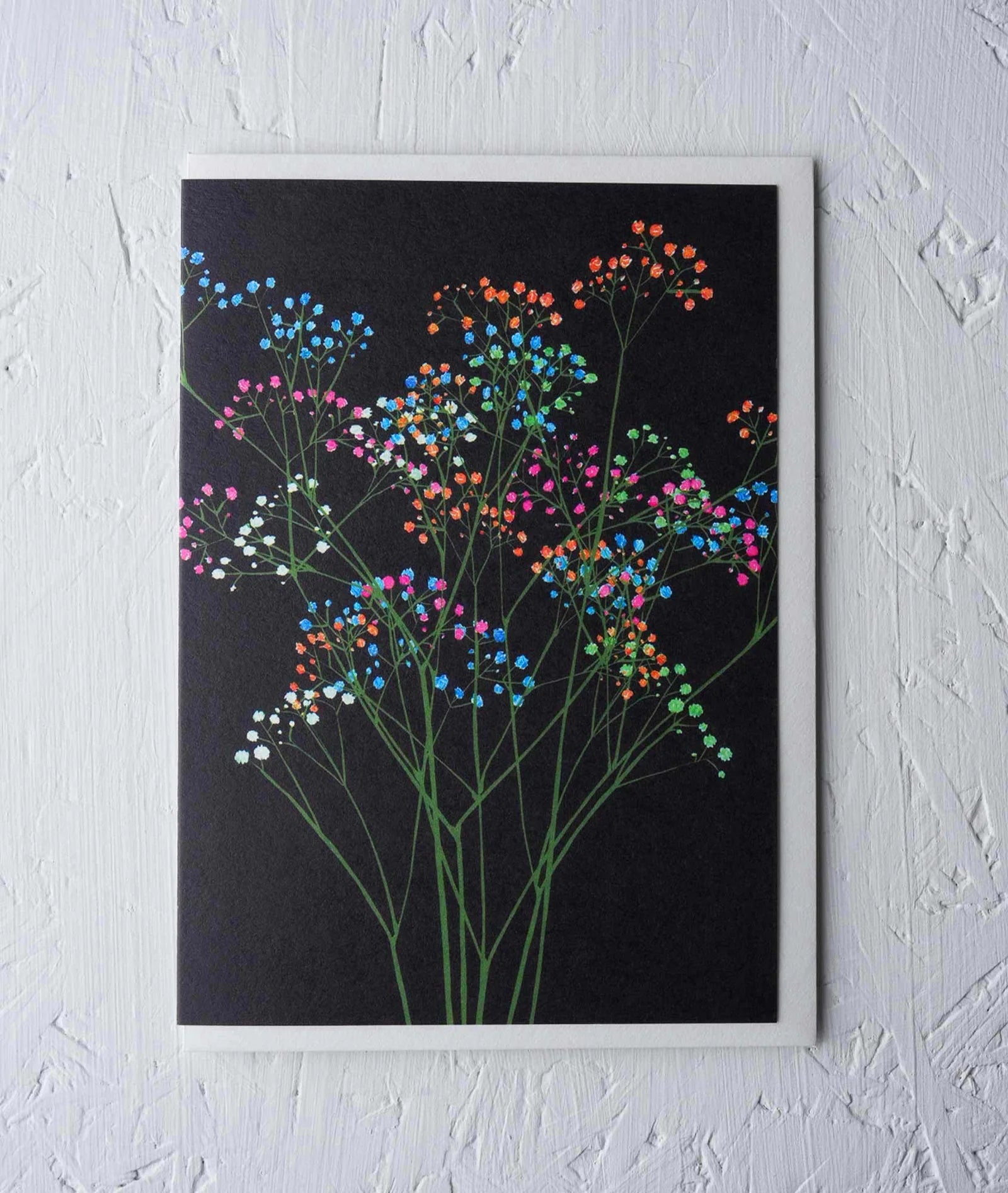 RAINBOW GYPSOPHLIA | CARD BY STENGUN DRAWINGS - OTHERLETTERS