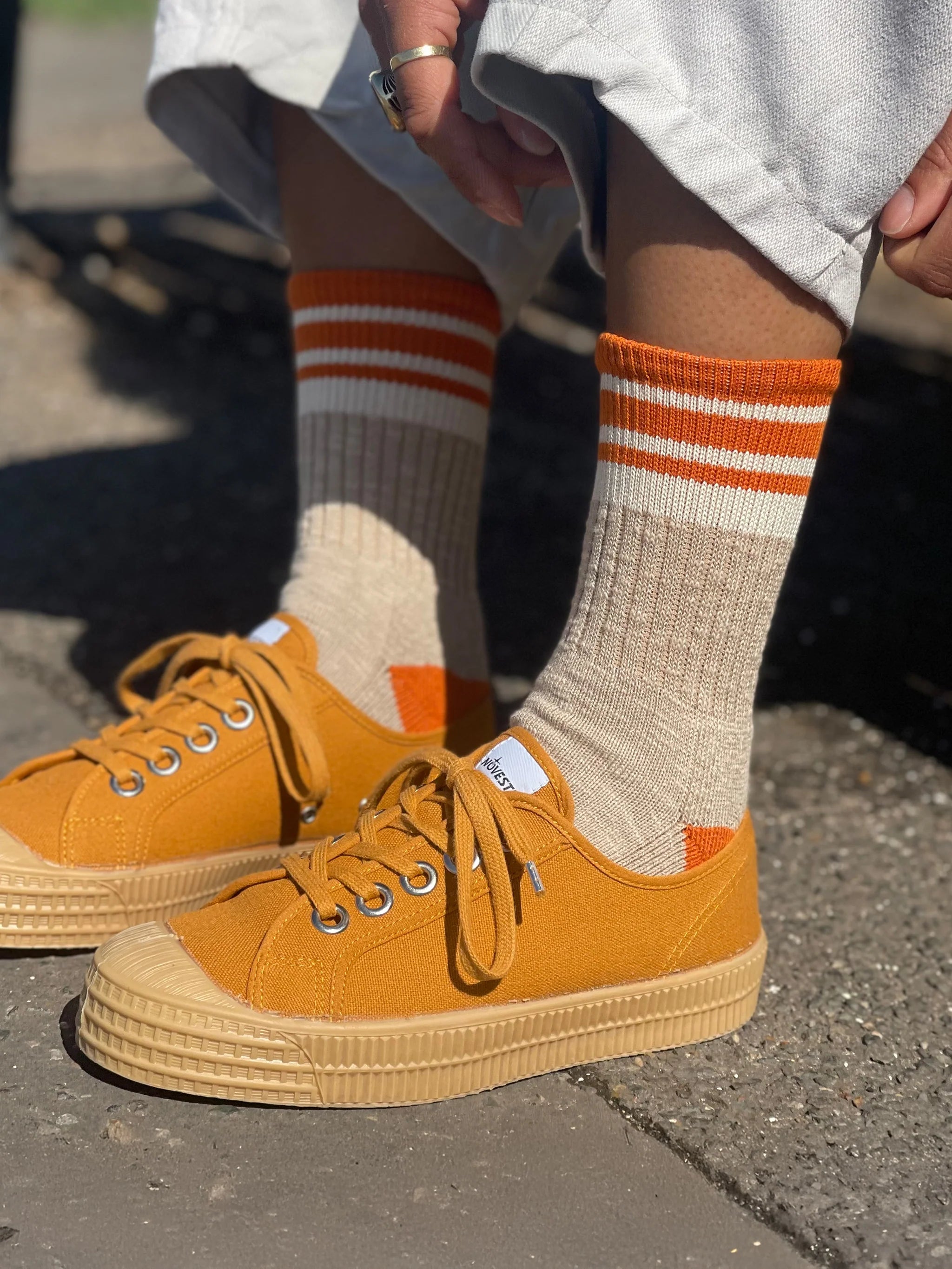 THE REDPOINT WOMENS SLUB QUARTER LENGHT SOCKS BY IVY ELLIS - OTHERLETTERS