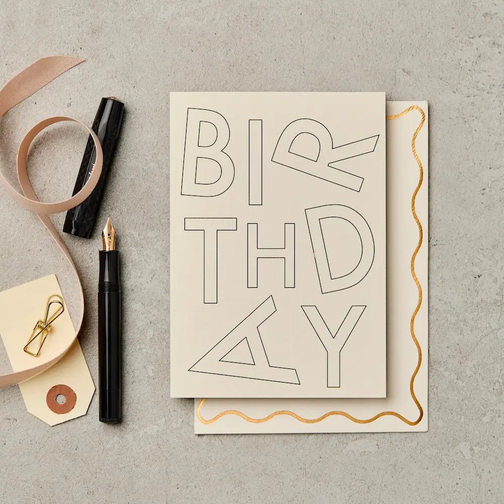 SCATTER BIG BIRTHDAY | CARD BY KATIE LEAMON - OTHERLETTERS