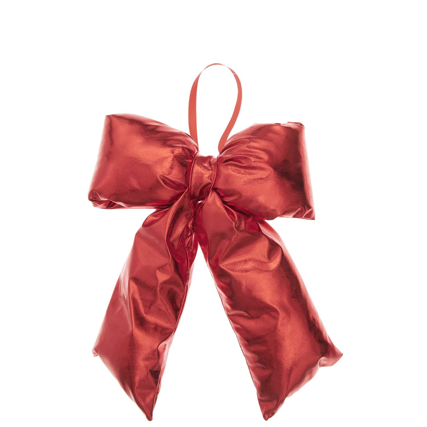 SHINY RED PUFFY BOW | MEDIUM - OTHERLETTERS