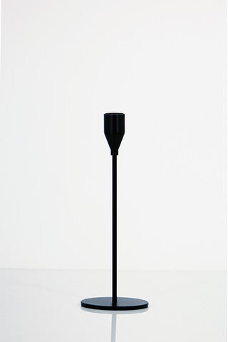 SMALL BLACK SLENDER CANDLE STICK - OTHERLETTERS