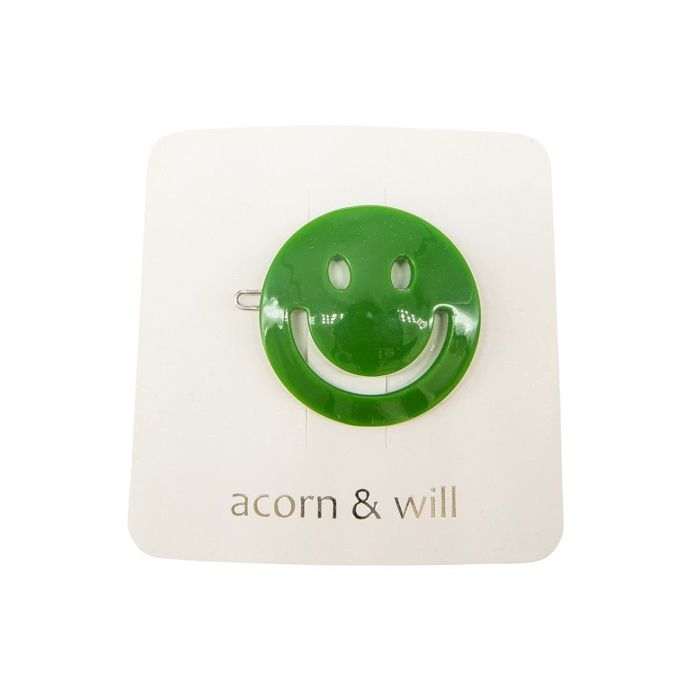 SMILEY FACE HAIRCLIP - OTHERLETTERS