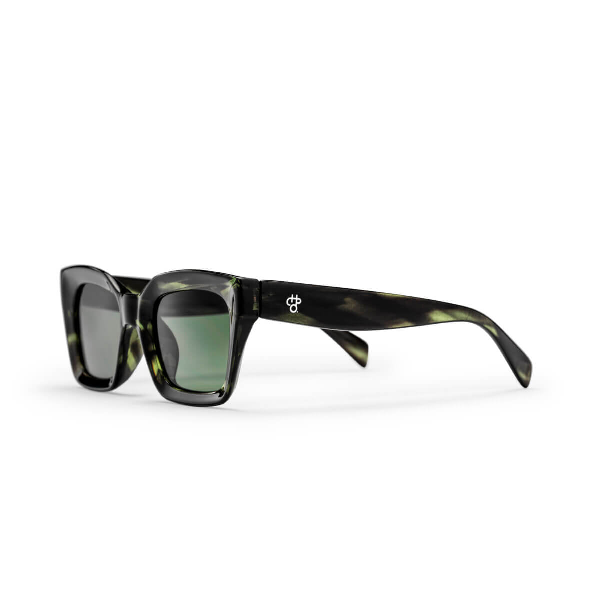 SMOKE GREEN ANNA SUNGLASSES BY CHPO - OTHERLETTERS