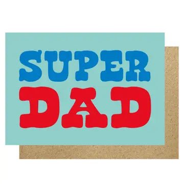 SUPER DAD | CARD BY LUCKY INK - OTHERLETTERS
