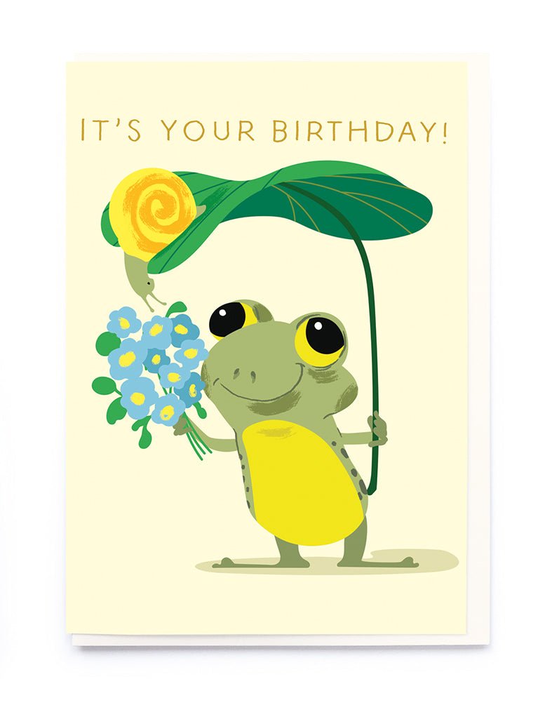 SWEET FROG BIRTHDAY | CARD BY NOI - OTHERLETTERS