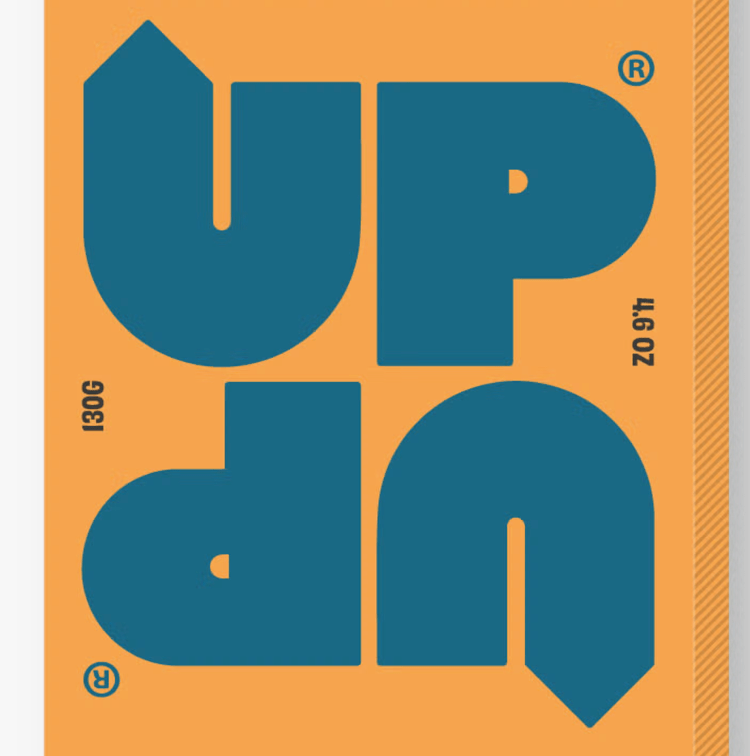 SWEET ORANGE MILK CHOCOLATE BAR BY UP UP 120g - OTHERLETTERS