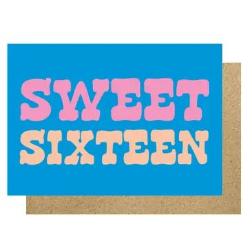 SWEET SIXTEEN | CARD BY LUCKY INK - OTHERLETTERS