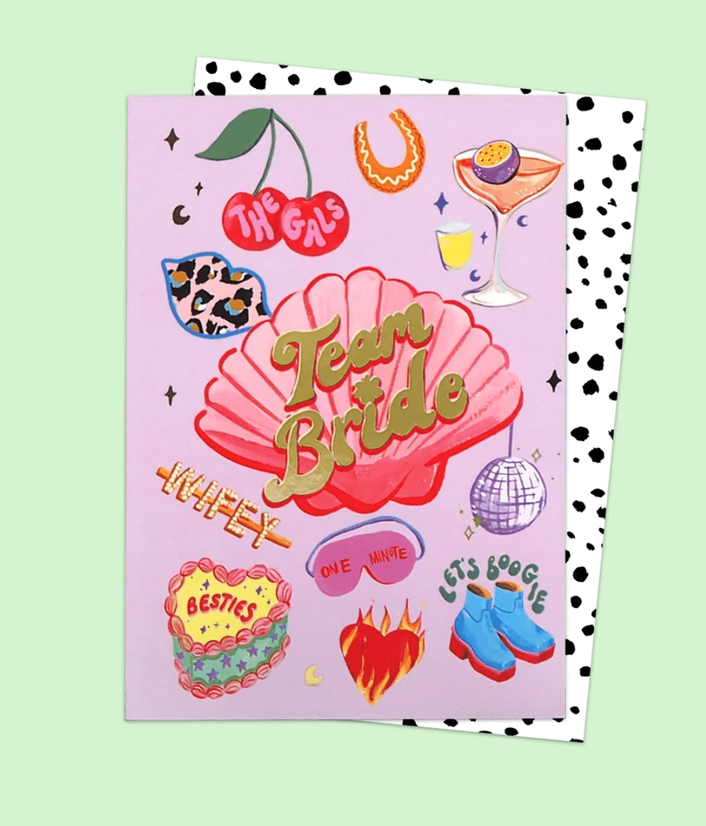 TEAM BRIDE | CARD BY ELEANOR BOWMER - OTHERLETTERS