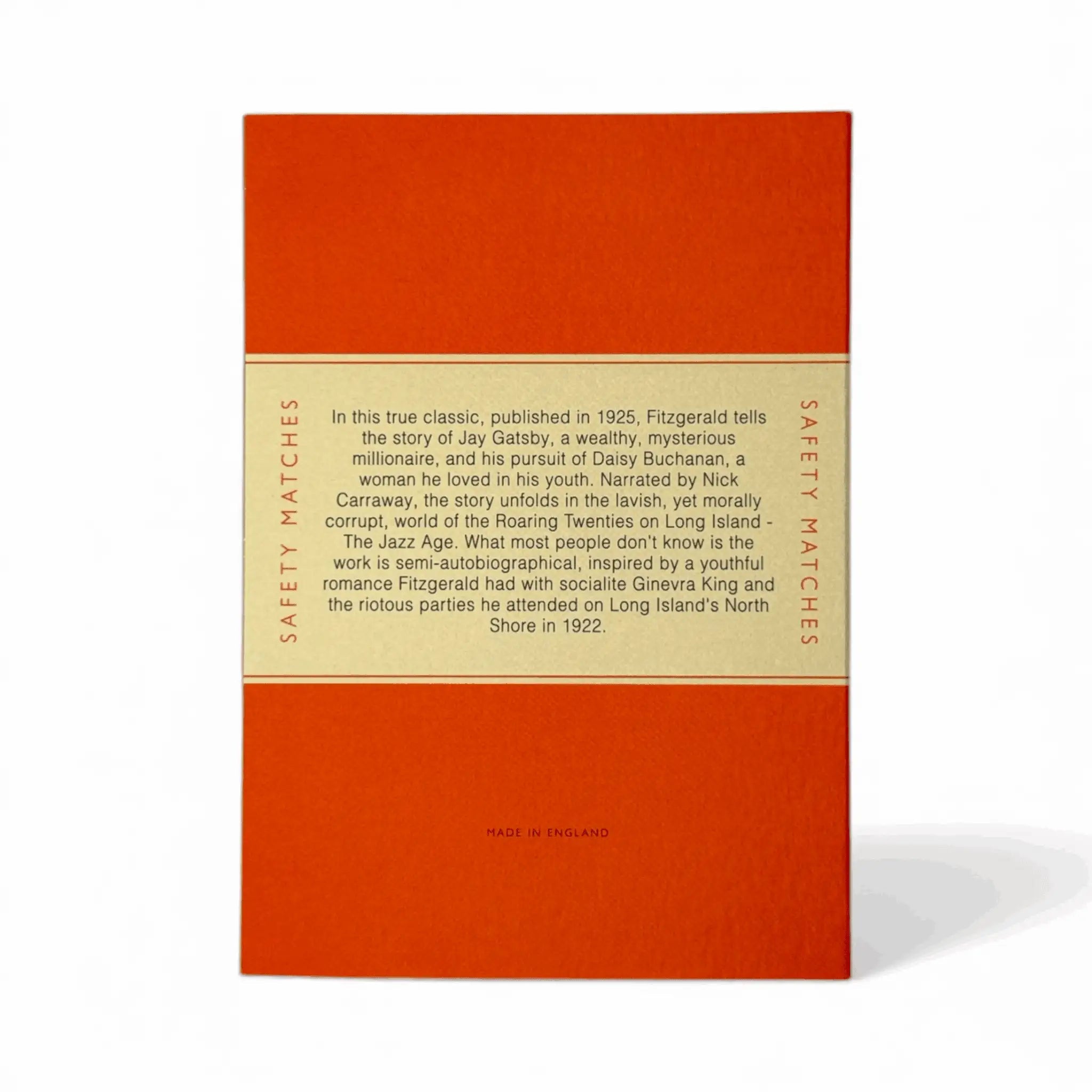 THE GREAT GATSBY | MATCHES - OTHERLETTERS