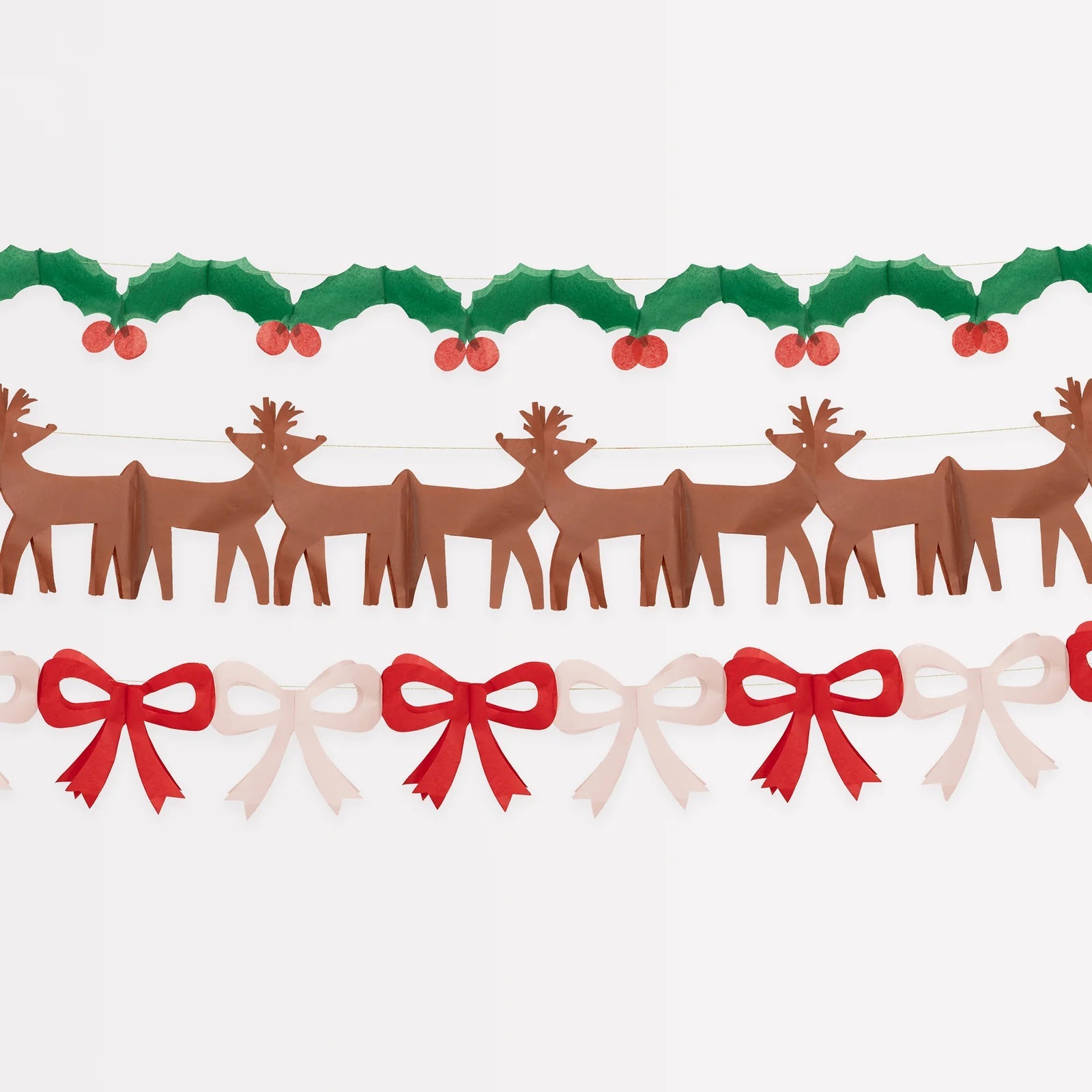 TISSUE PAPER CHRISTMAS GARLANDS - OTHERLETTERS