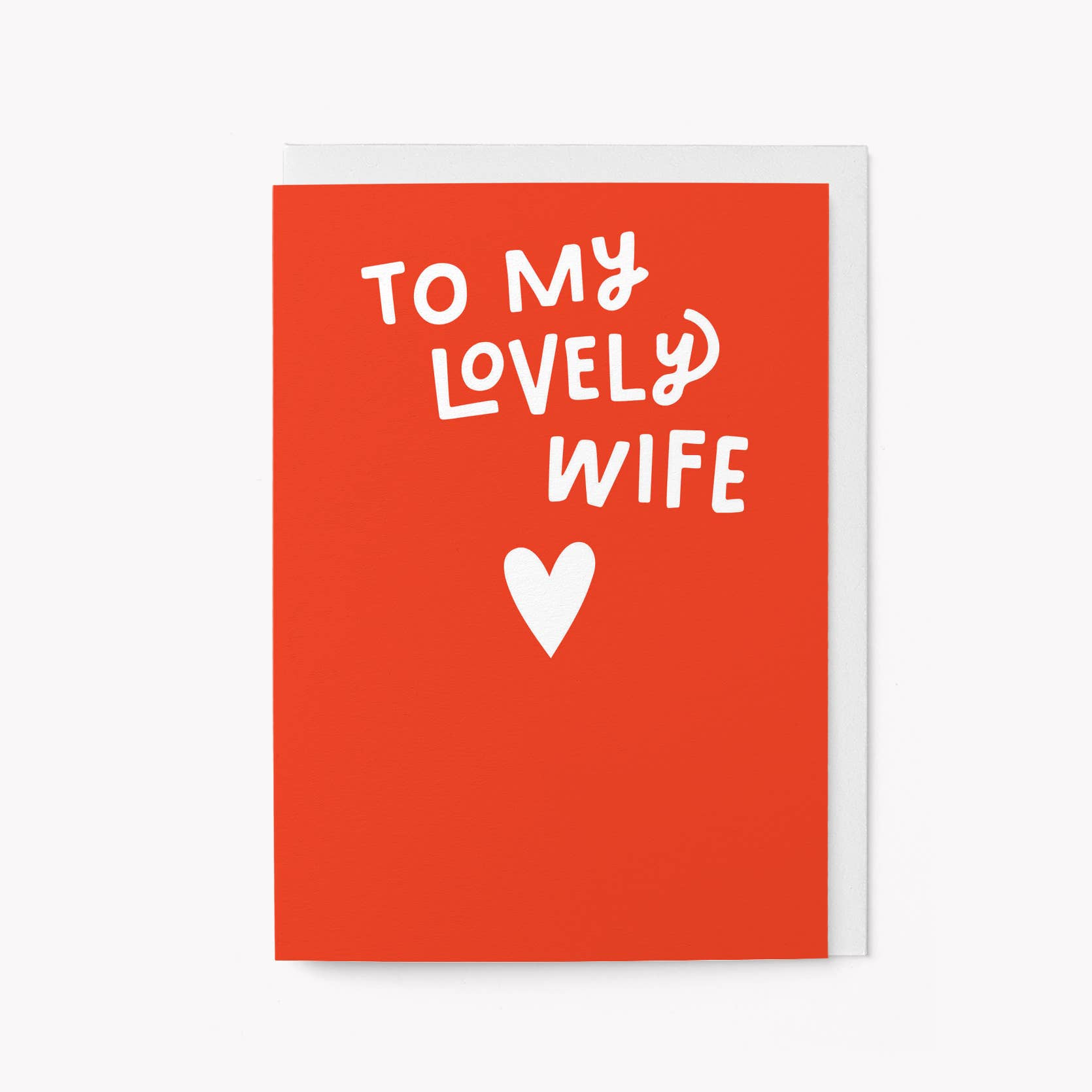 TO MY LOVELY WIFE | CARD BY GRAPHIC FACTORY - OTHERLETTERS