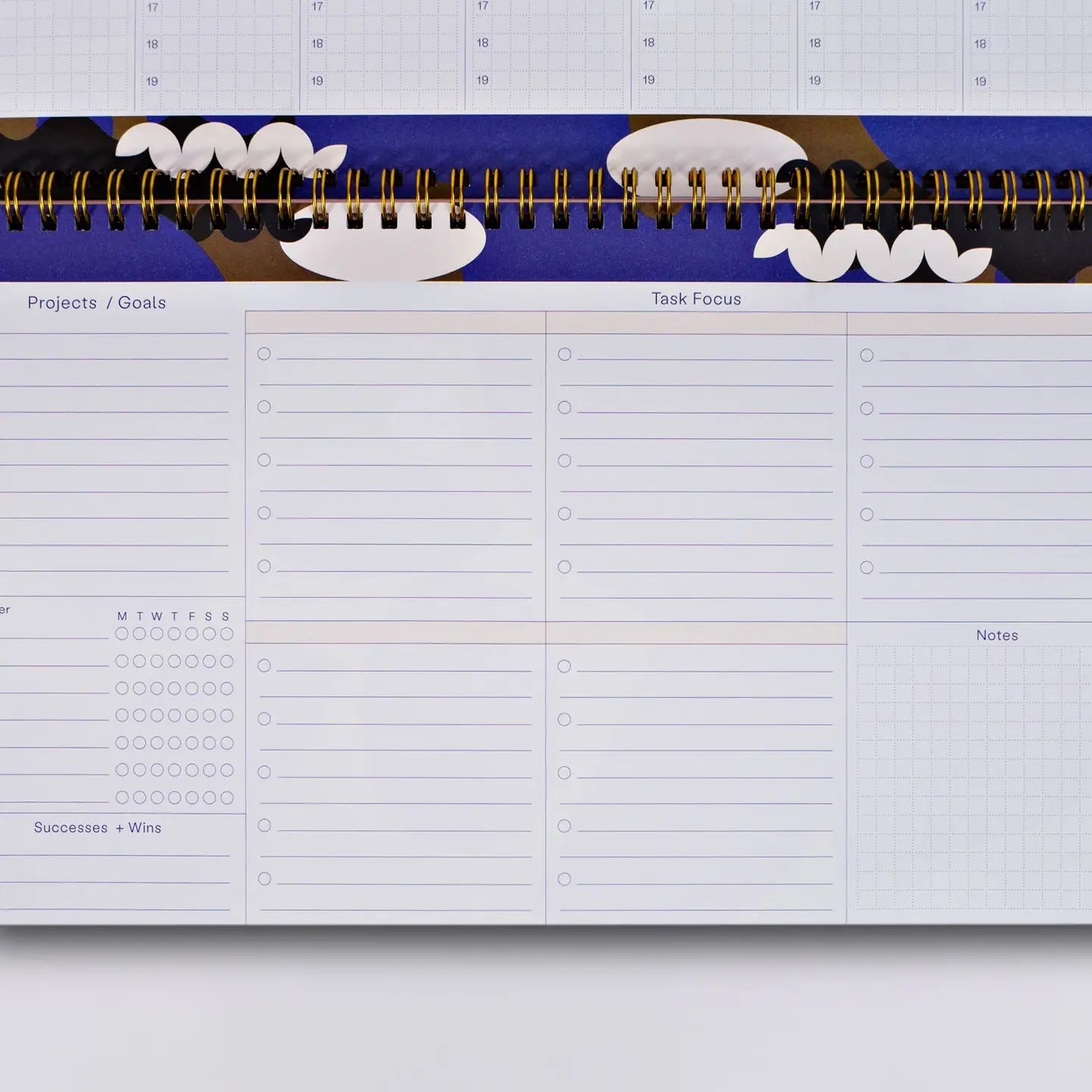 UNDATED WEEKLY ORGANISER BOOK | BY THE COMPLETIST - OTHERLETTERS