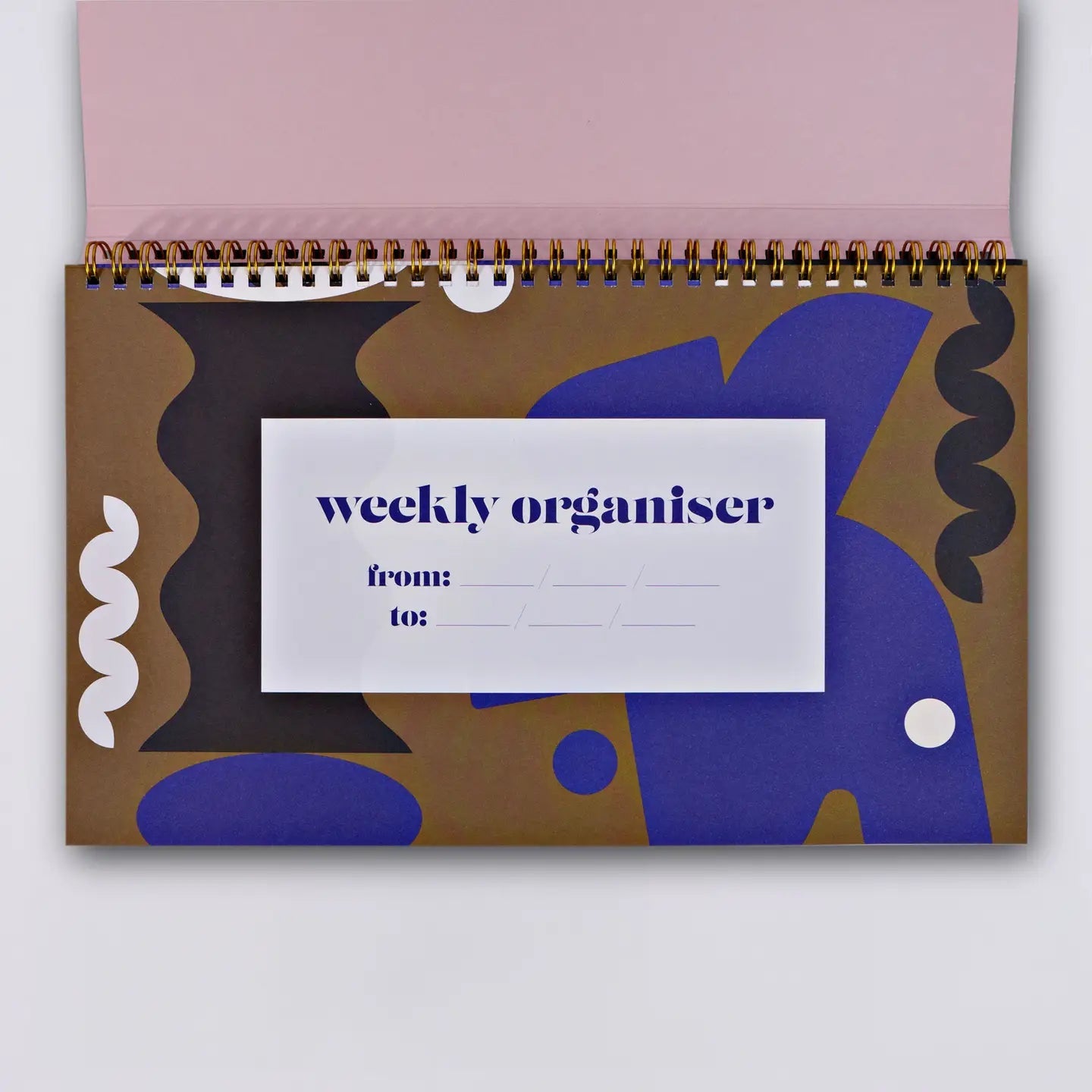 UNDATED WEEKLY ORGANISER BOOK | BY THE COMPLETIST - OTHERLETTERS