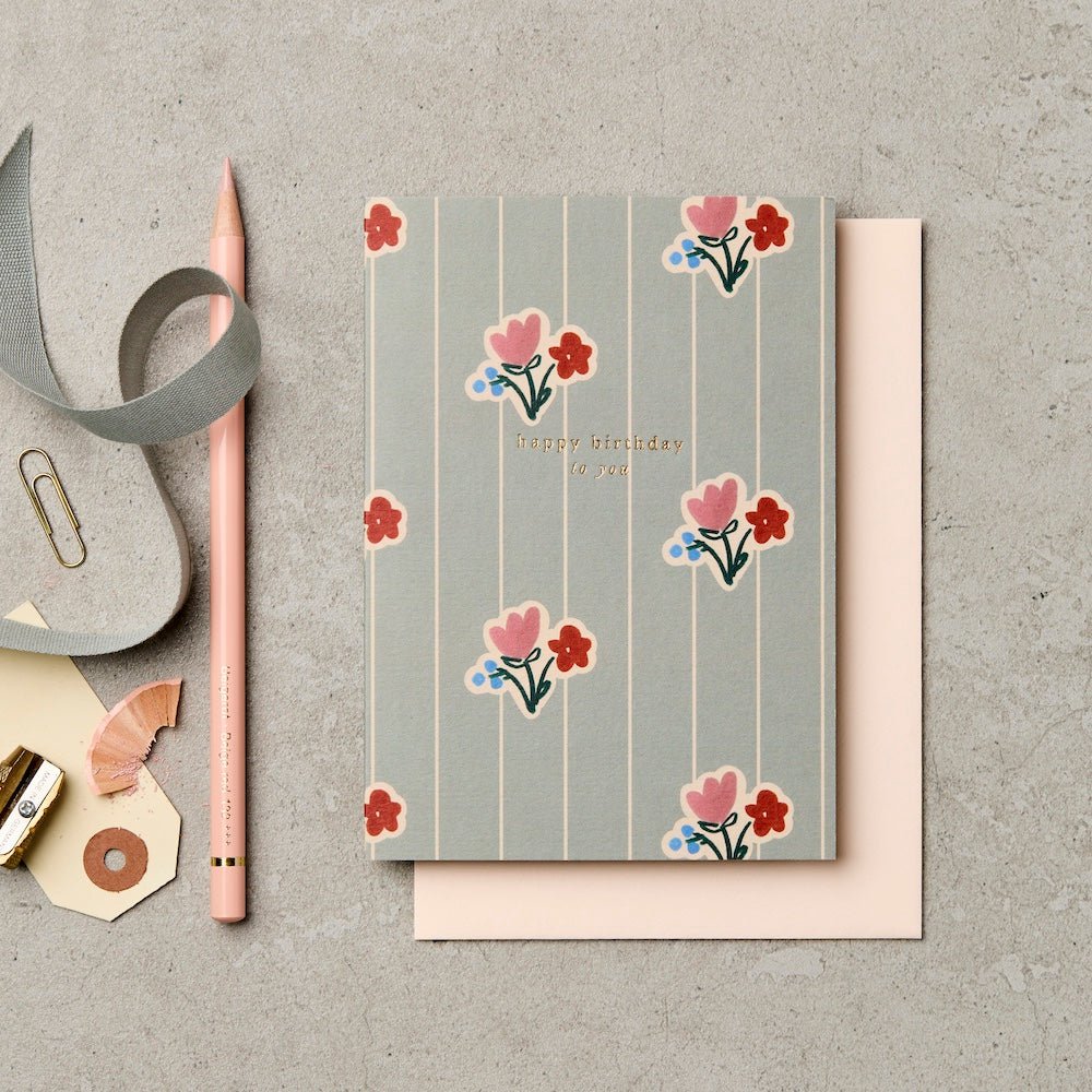 WALLPAPER POSY | CARD BY KATIE LEAMON - OTHERLETTERS