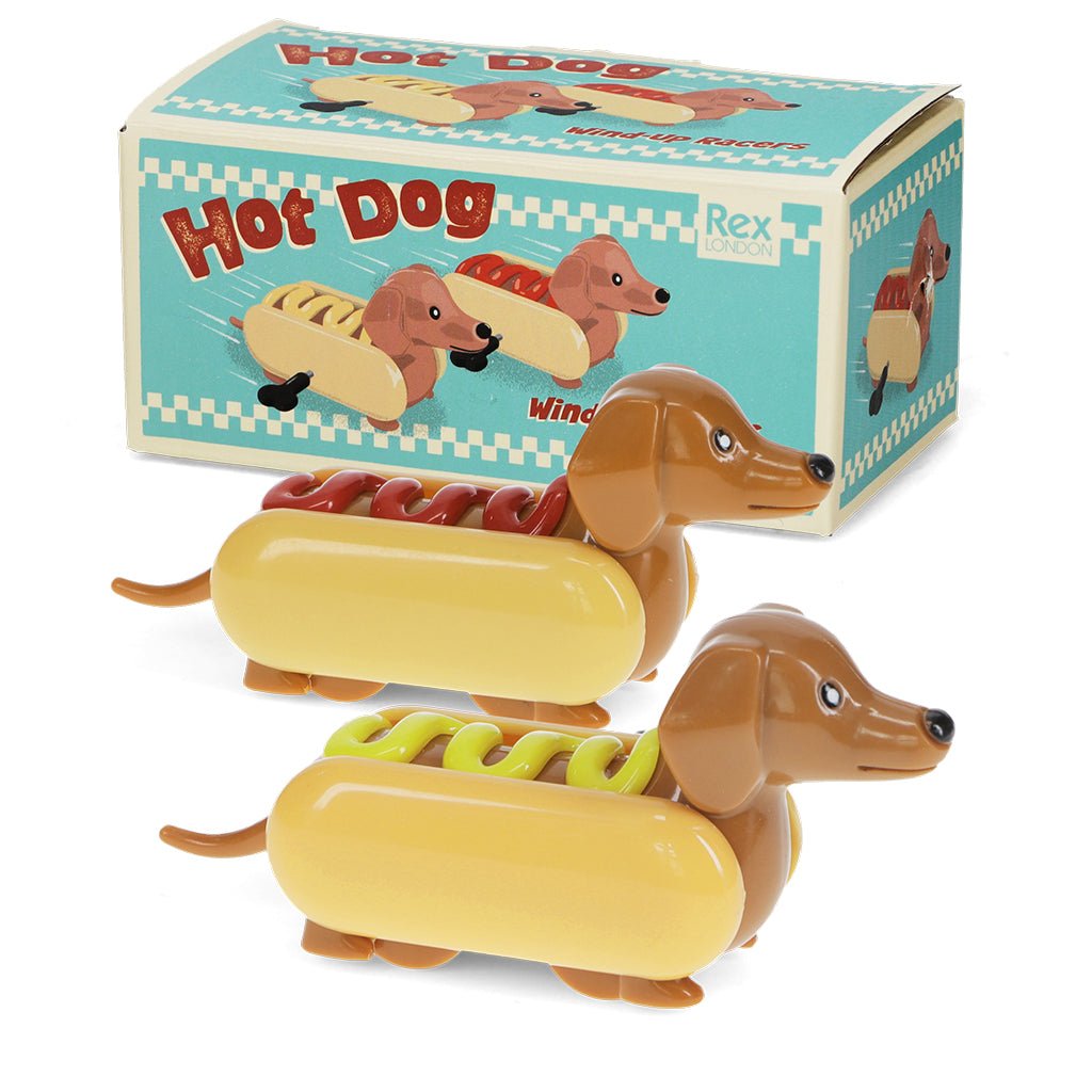 WIND UP RACERS ( SET OF 2) HOT DOGS - OTHERLETTERS