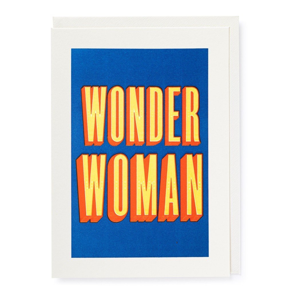 WONDER WOMAN | CARD BY ARCHIVIST - OTHERLETTERS