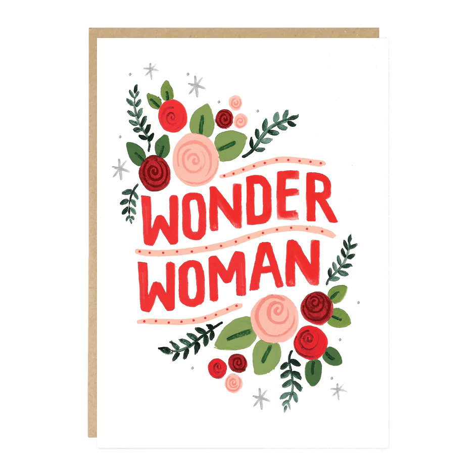 WONDER WOMAN | CARD BY JADE FISHER - OTHERLETTERS