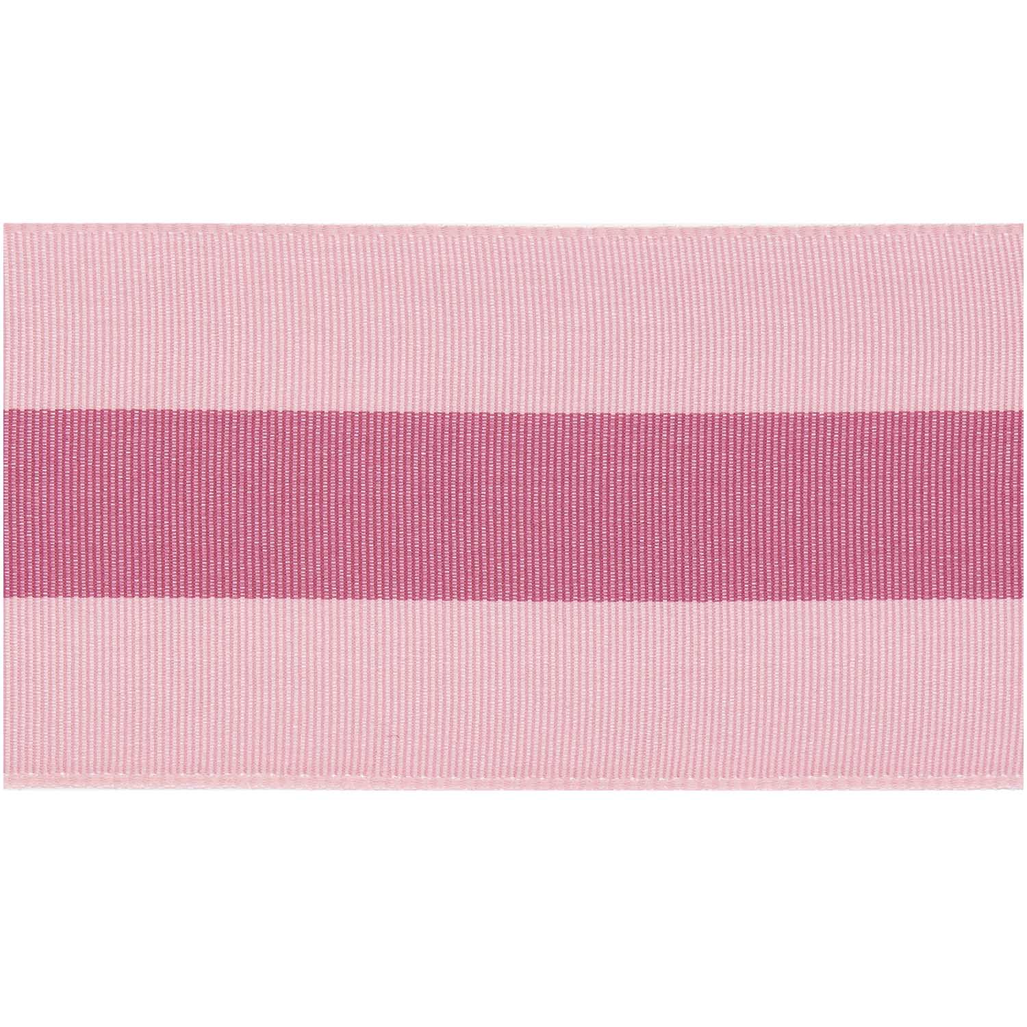 WOVEN RIBBON STRIPE | DUSKY PINK/ ROSE 58mm - OTHERLETTERS