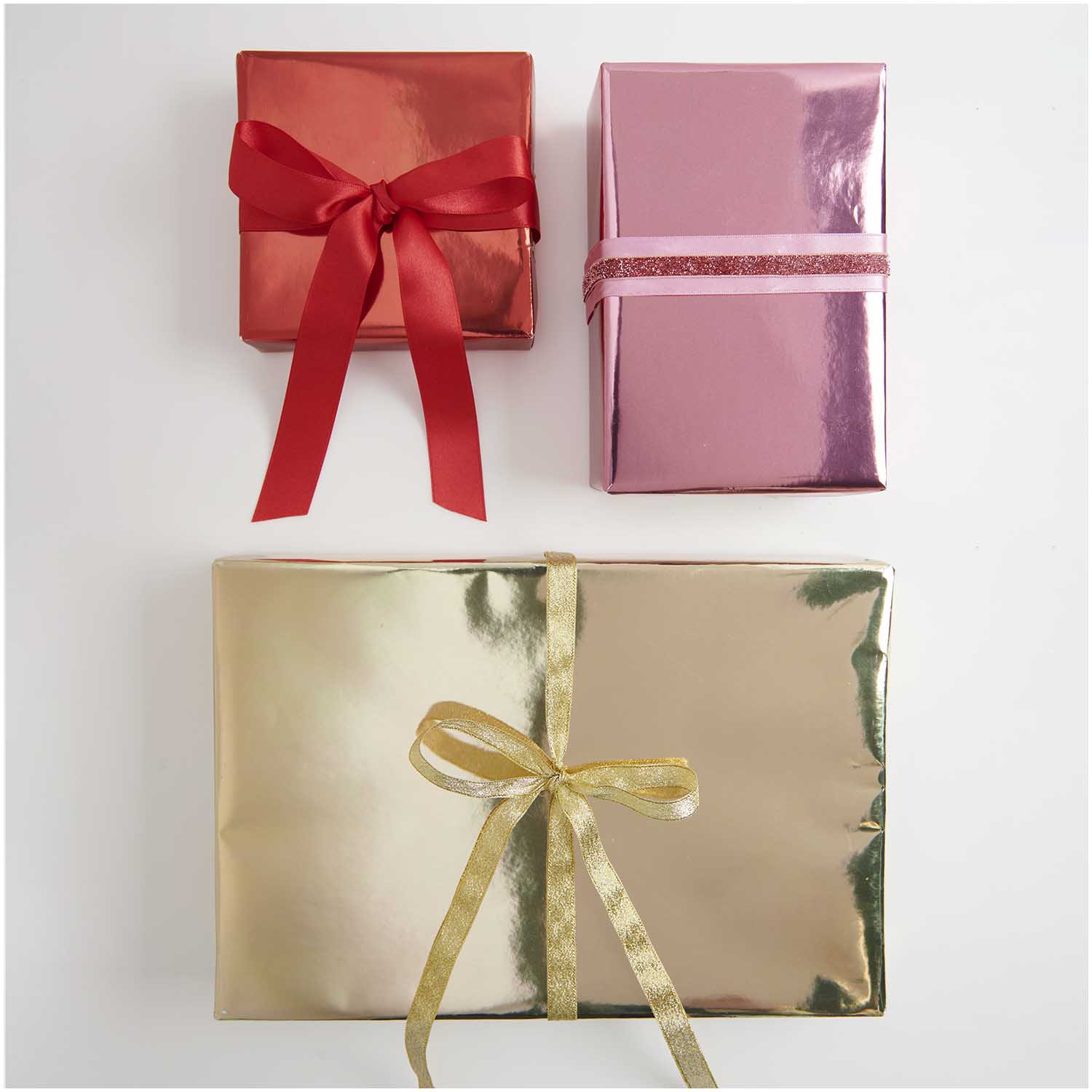 WRAPPING PAPER METALLIC GOLD - OTHERLETTERS