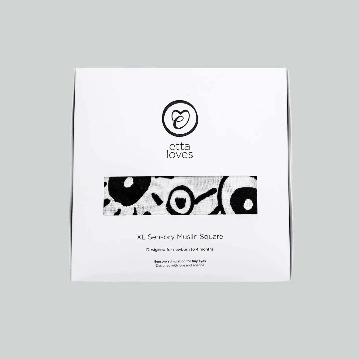 XL EYES MUSLIN - for newborn to 4 months old babies | BY ETTA LOVES - OTHERLETTERS