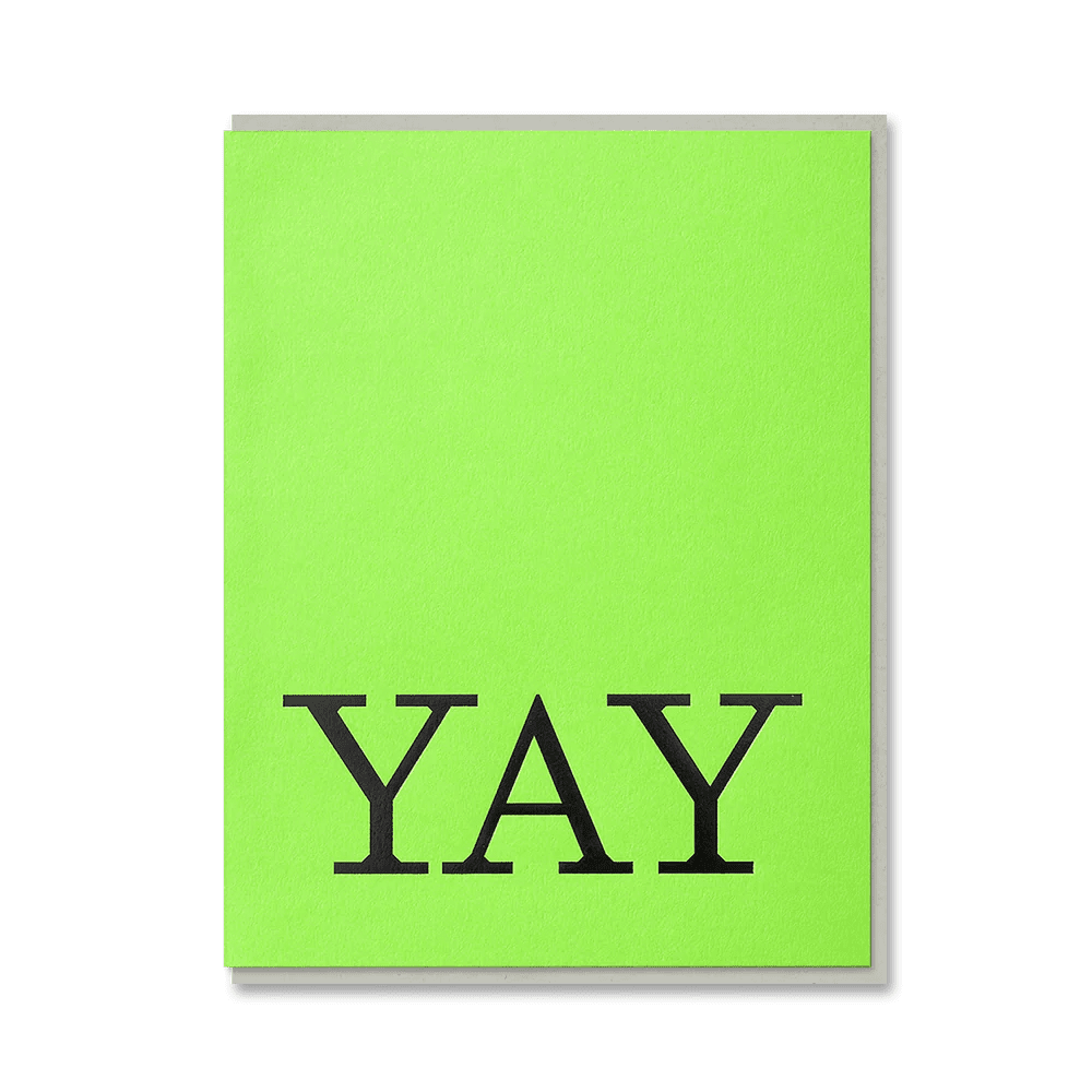 YAY | CARD BY 1973 - OTHERLETTERS
