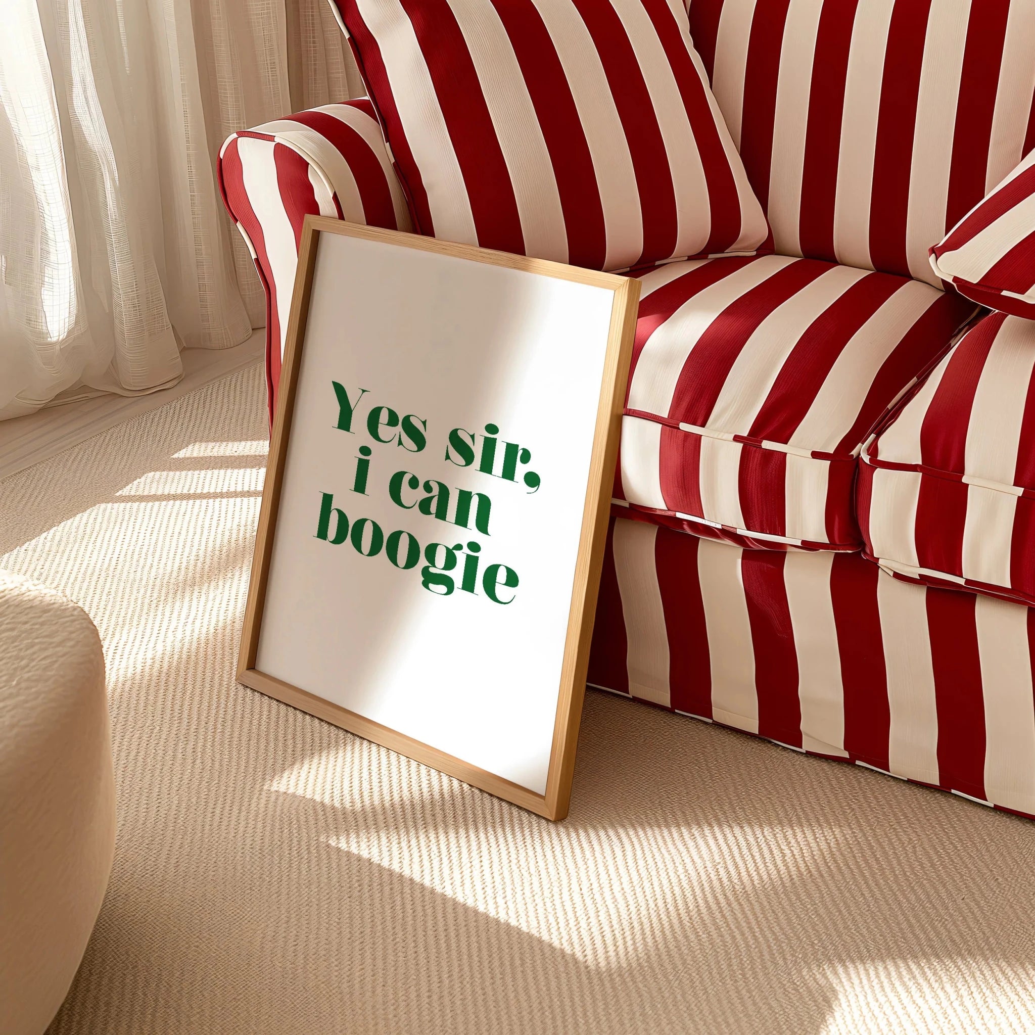 YES SIR I CAN BOOGIE A4 PRINT | FANCLUB PRINTS - OTHERLETTERS