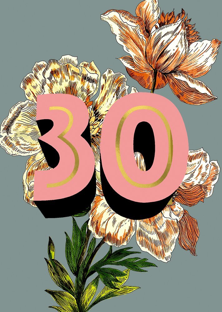 30 FLORAL | CARD BY MAX MADE ME - OTHERLETTERS
