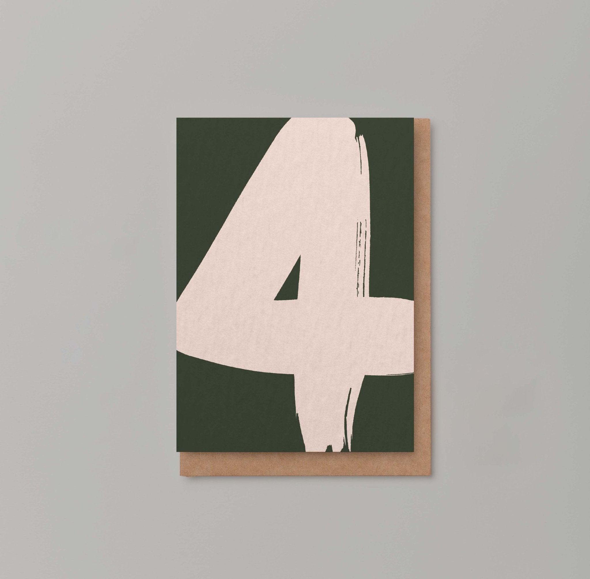 4TH BIRTHDAY CARD | CARD BY KINSHIPPED - OTHERLETTERS