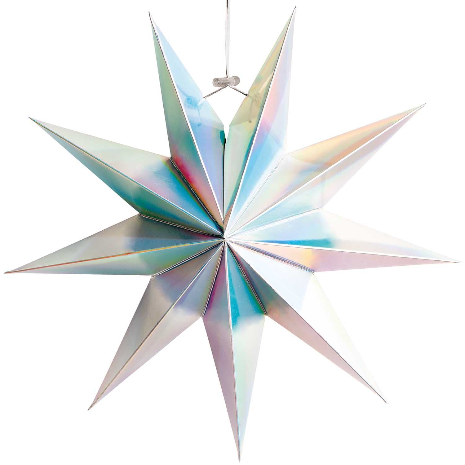 9 POINT PAPER STAR | IRIDESCENT SMALL - OTHERLETTERS