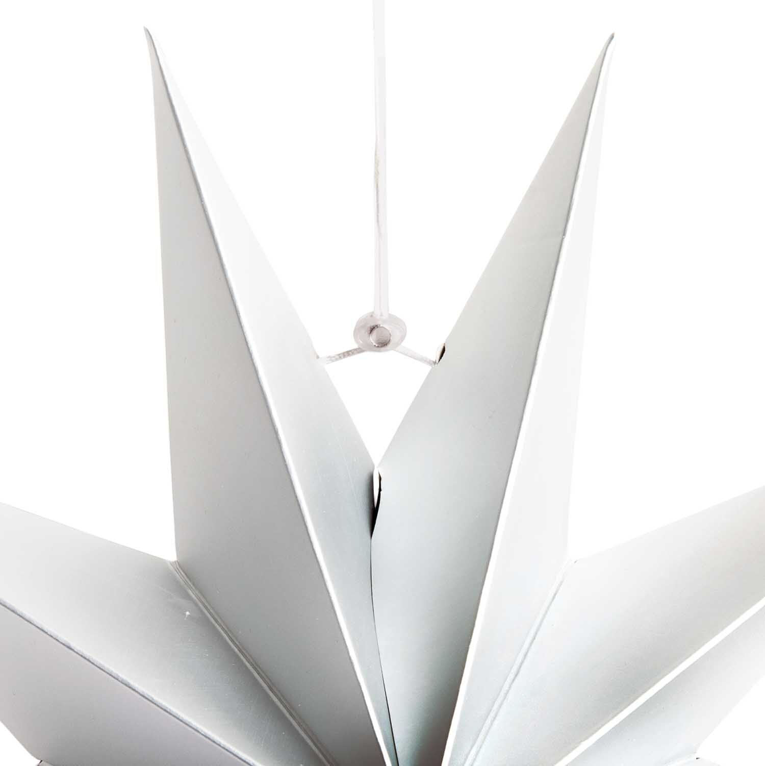 9 POINT PAPER STAR | MATT SILVER SMALL - OTHERLETTERS