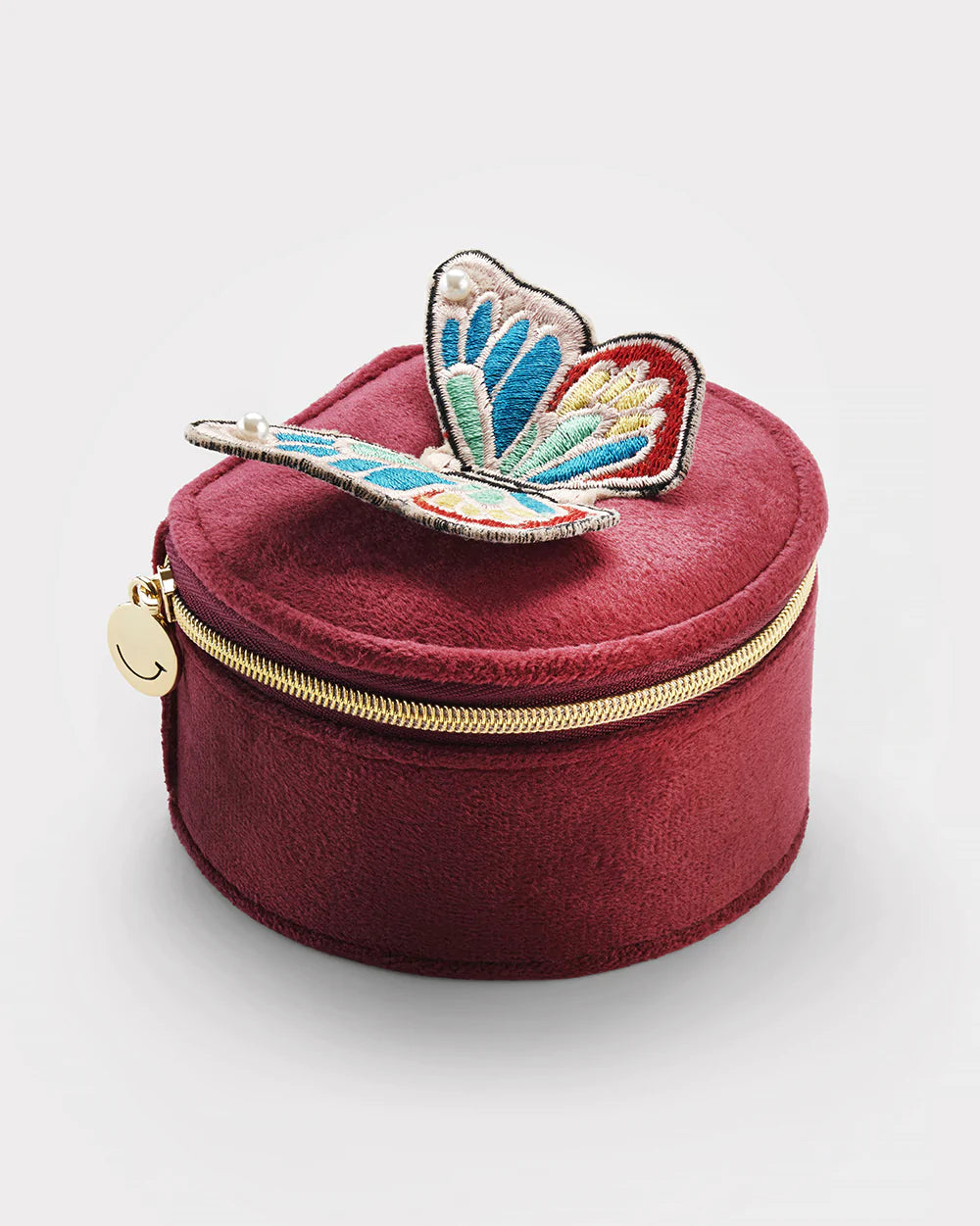 BUTTERFLY EMBROIDERED JEWELLERY BOX