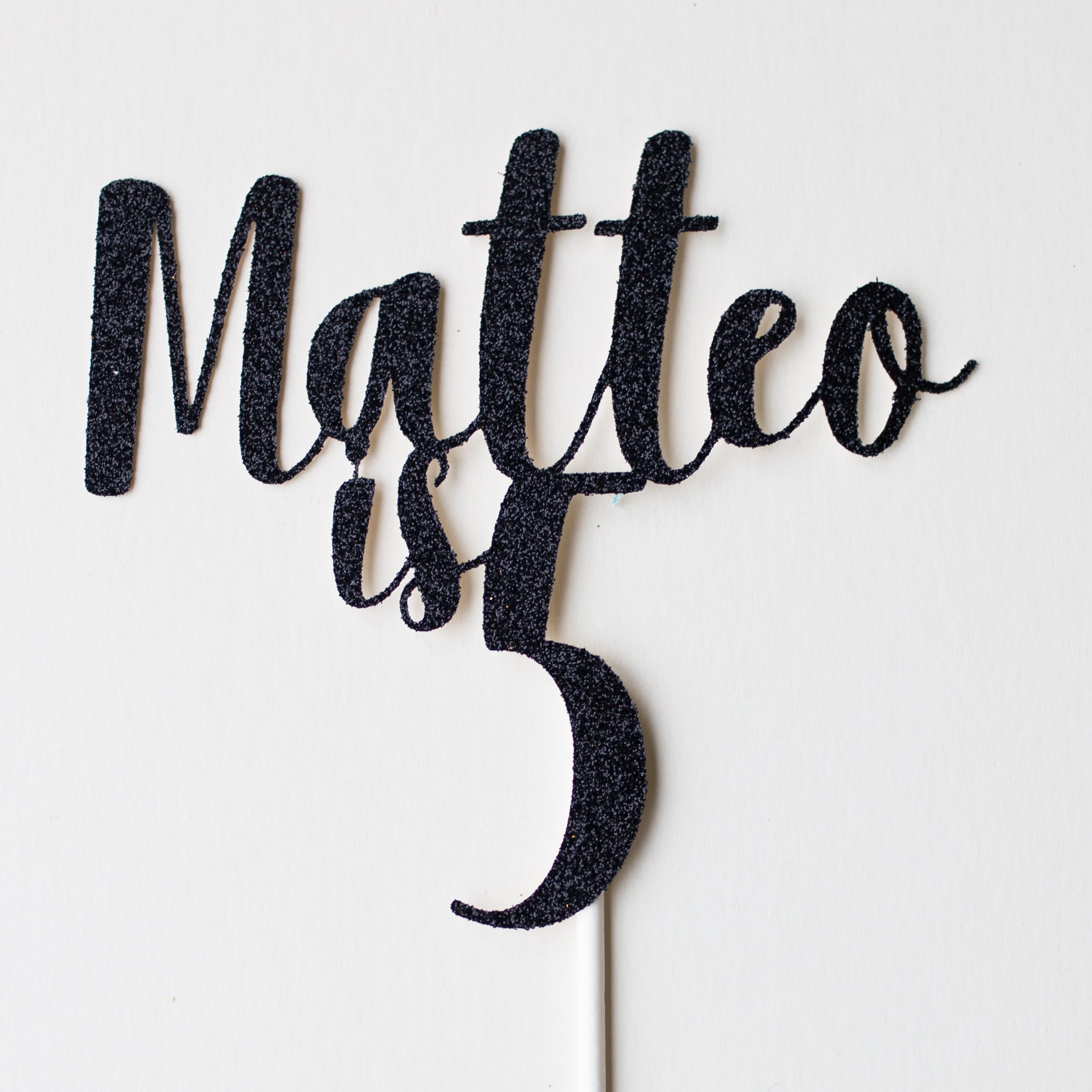 NAME IS AGE | CAKE TOPPER | NANCY FONT