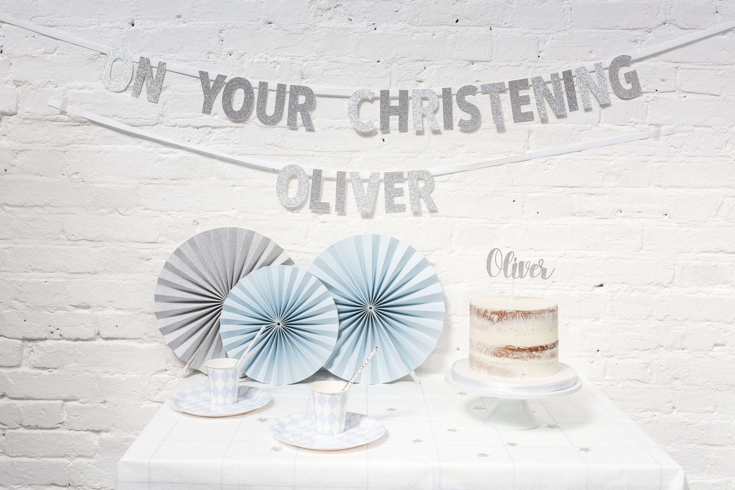 ON YOUR CHRISTENING PLUS SINGLE NAME| BANNER