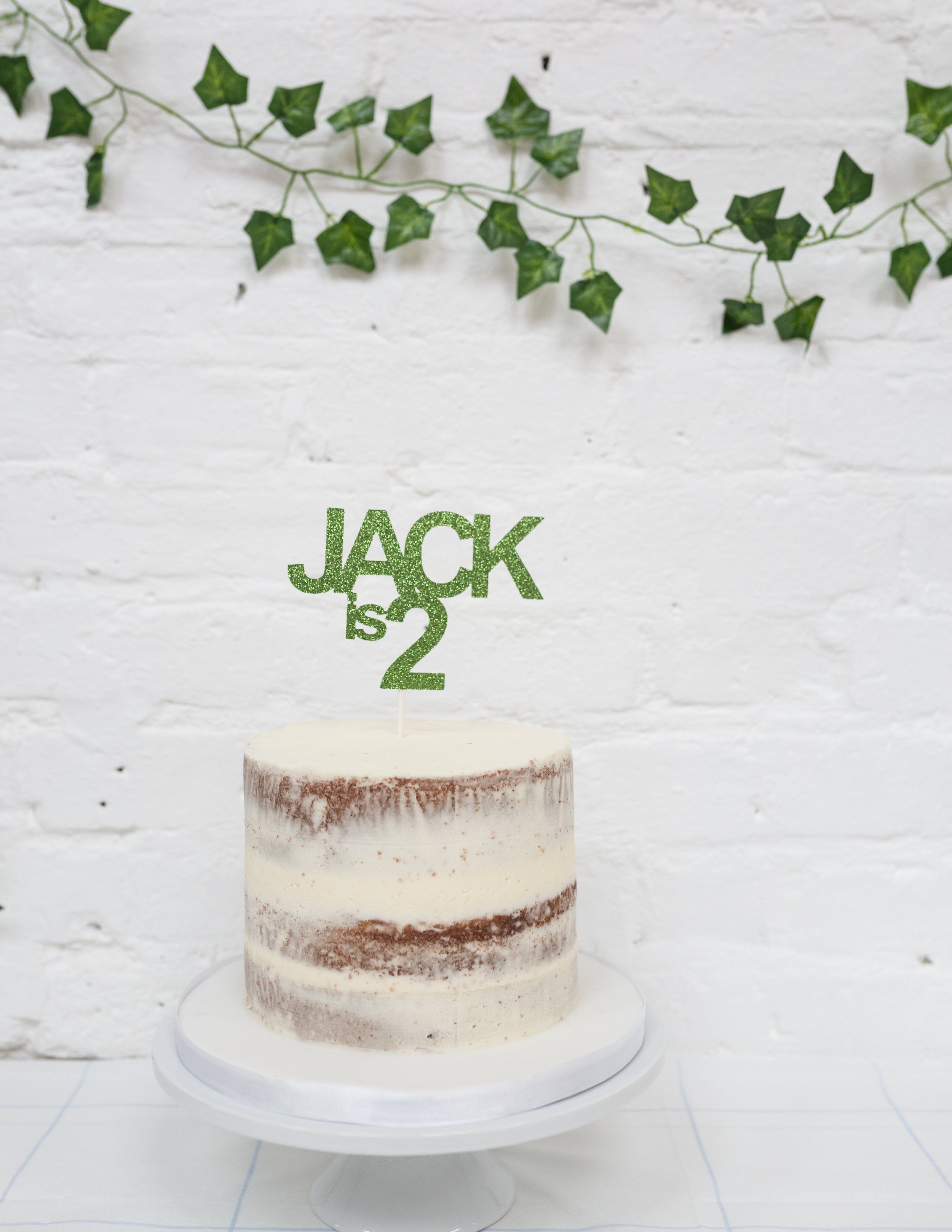 NAME IS AGE | CAKE TOPPER | BLOCK LETTERS