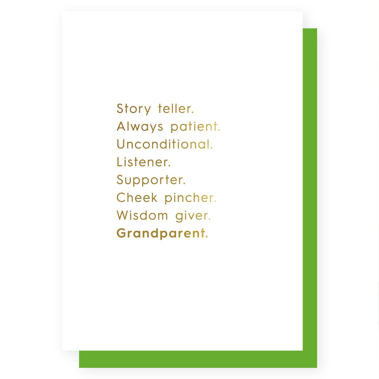 GRANDPARENT. (CHARACTER) | CARD BY LUCKY INK