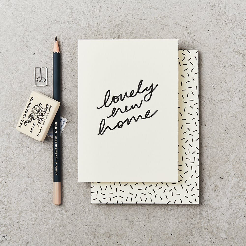 LOVELY NEW HOME | CARD BY KATIE LEAMON